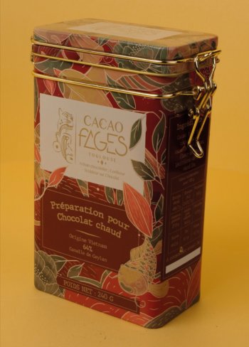 BOITE A CHOCOLAT CHAUD VIETNAM CHOCOLATERIE CACAOFAGES CHOCOLATIER TOULOUSE